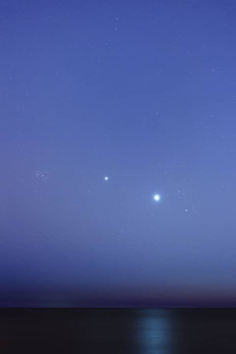Conjunctions near Dawn