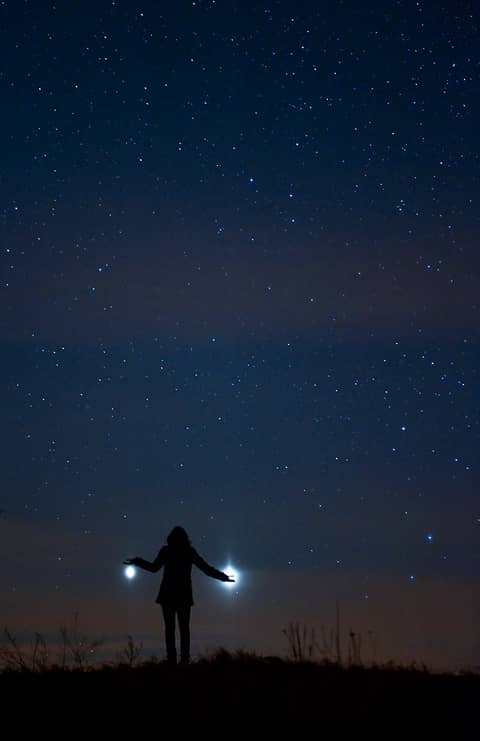Jupiter and Venus from Earth
