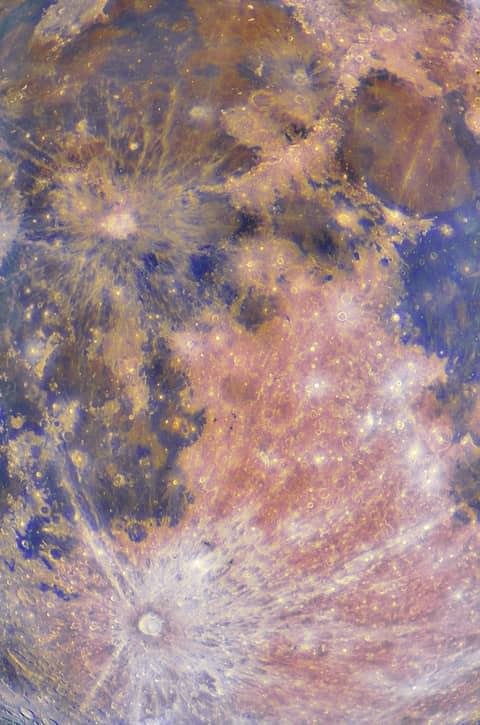 A Colorful Moon