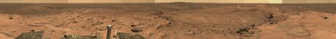 Everest Panorama from Mars