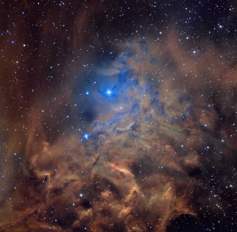 AE Aurigae and the Flaming Star Nebula