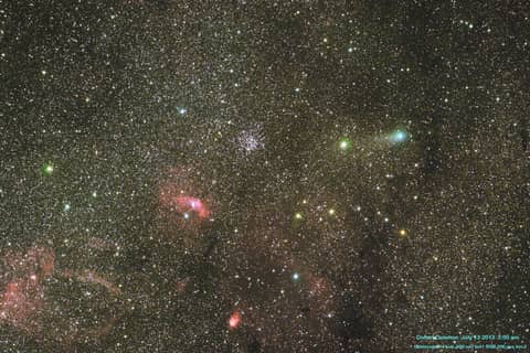 Comet Lemmon and the Deep Sky