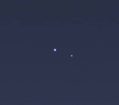Earth and Moon from Saturn