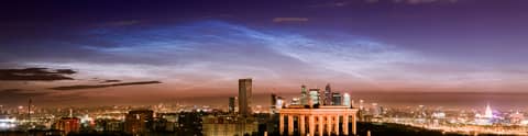 Noctilucent Clouds over Moscow
