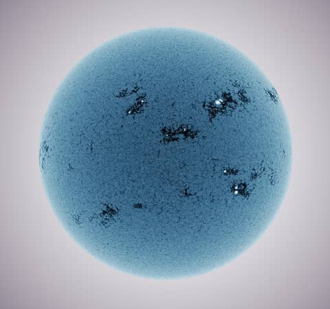 Blue Sun Bursting