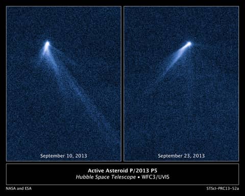 The Unexpected Tails of Asteroid P5