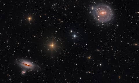 NGC 5101 and Friends
