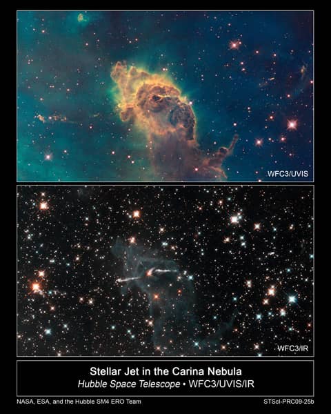 Carina Nebula Dust Pillar