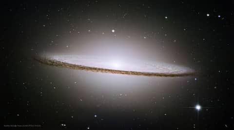 The Sombrero Galaxy from Hubble
