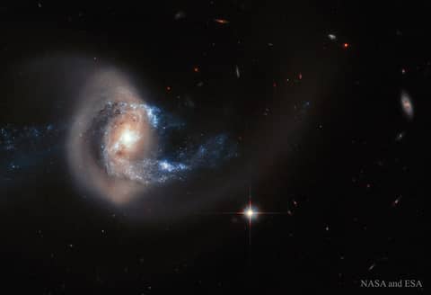 Galaxy NGC 7714 After Collision