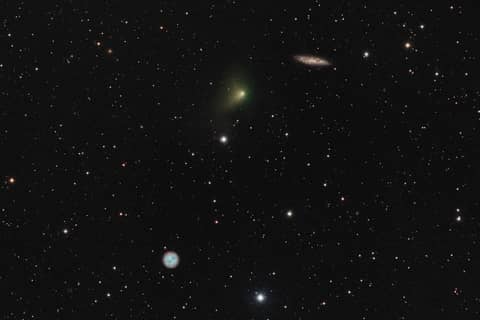 The Comet, the Owl, and the Galaxy