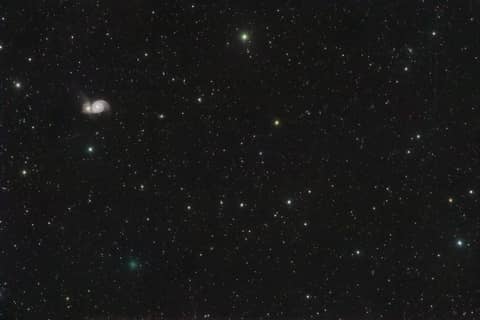 Whirlpool with Comets