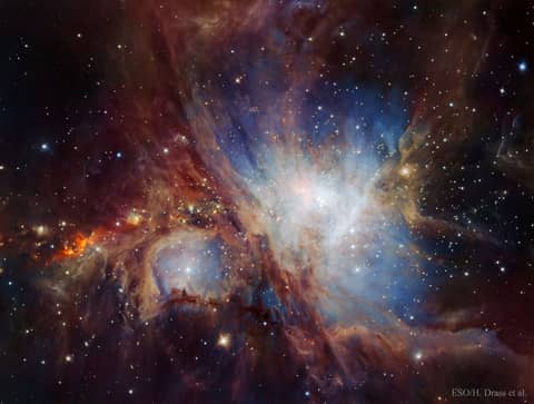 The Orion Nebula in Infrared from HAWK-I