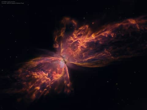 The Butterfly Nebula from Hubble