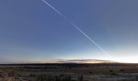 Annular Eclipse After Sunrise