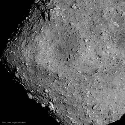 Asteroid Ryugu from Hayabusa2