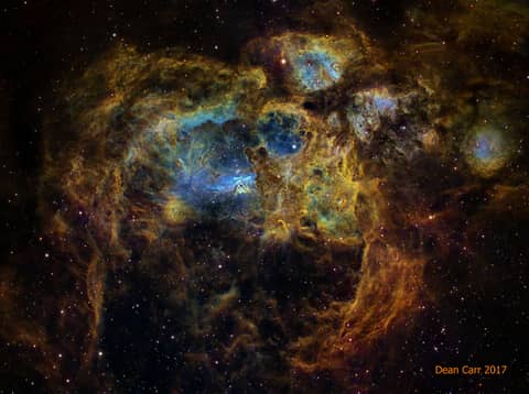 NGC 6357: The Lobster Nebula