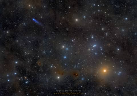 Blue Comet in the Hyades