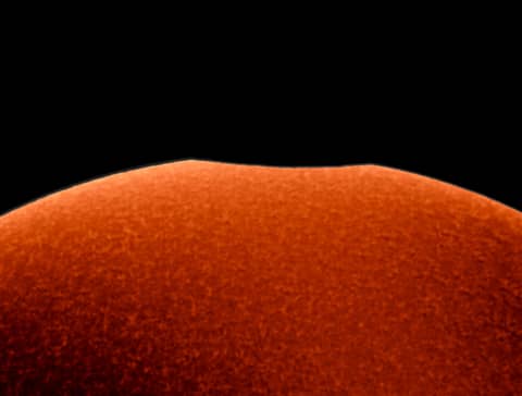 A Nibble on the Sun