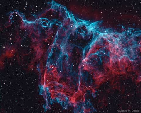 NGC 6995: The Bat Nebula