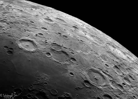 Lunar Craters Langrenus and Petavius