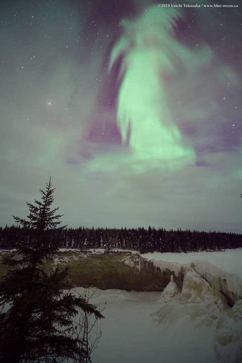 Ghost Aurora over Canada