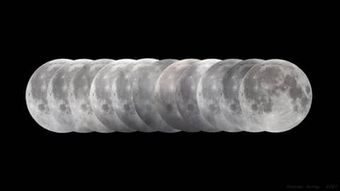 An Almost Eclipse of the Moon