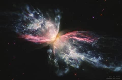Iron in the Butterfly Nebula