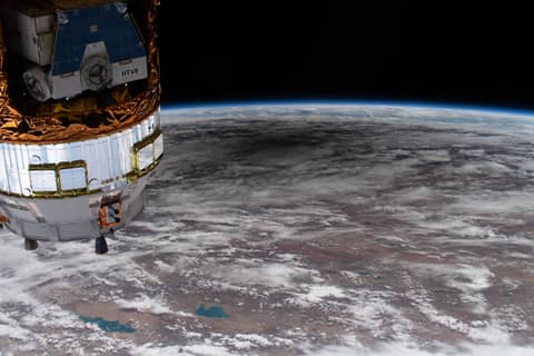 Eclipse under the ISS