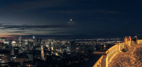 Morning, Planets, Moon and Montreal