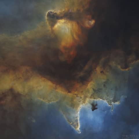 The Central Soul Nebula Without Stars