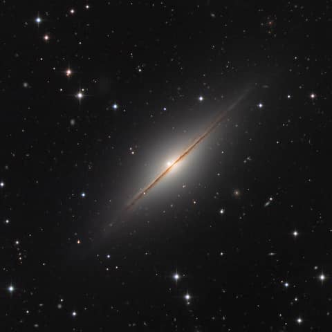 NGC 7814: Little Sombrero with Supernova