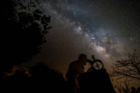 Along the Milky Way