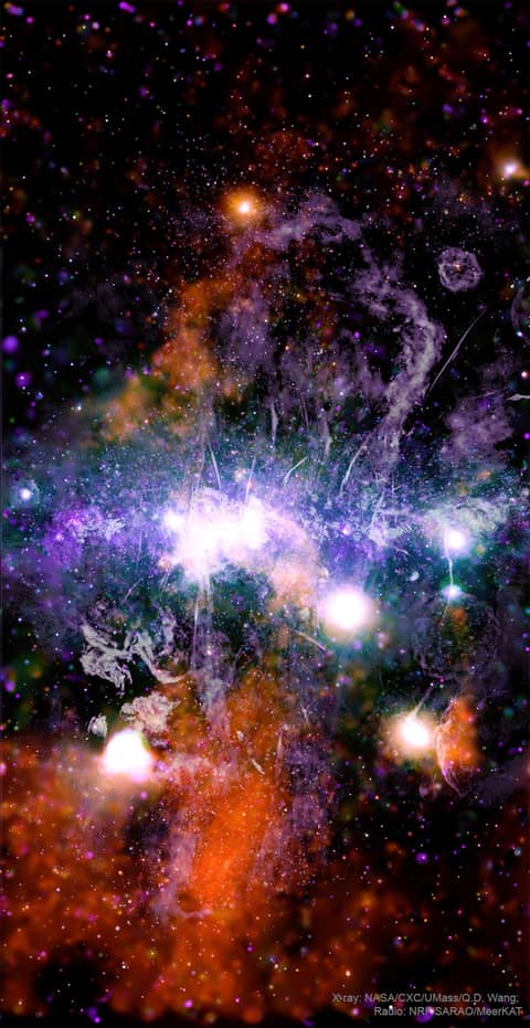 The Galactic Center in Stars, Gas, and Magnetism
