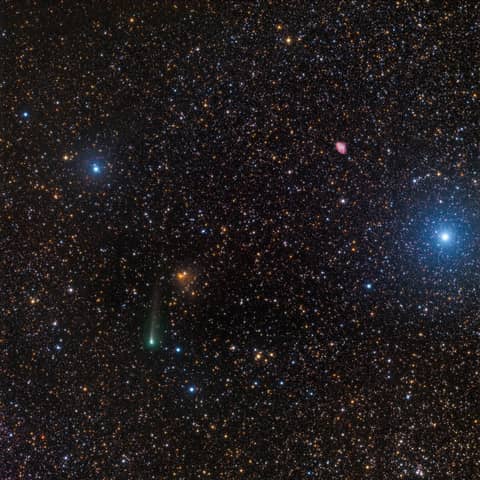 A Comet and a Crab
