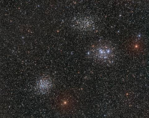 Three Clusters in Puppis