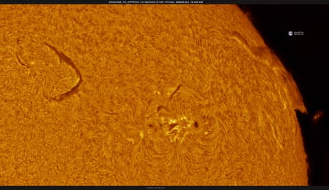 Filaprom on the Western Limb