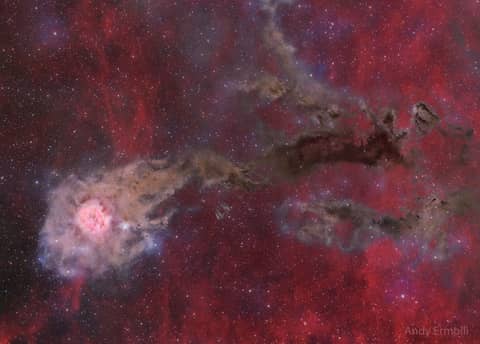 Cocoon Nebula Wide Field