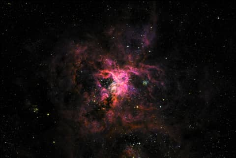 The Tarantula Nebula from SuperBIT