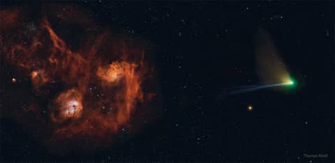 The Flaming Star Nebula