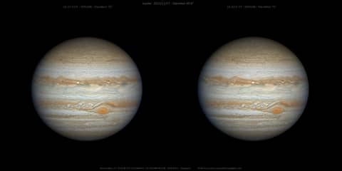 Stereo Jupiter near Opposition