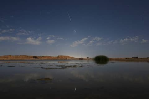 Moonlight, Planets, and Perseids