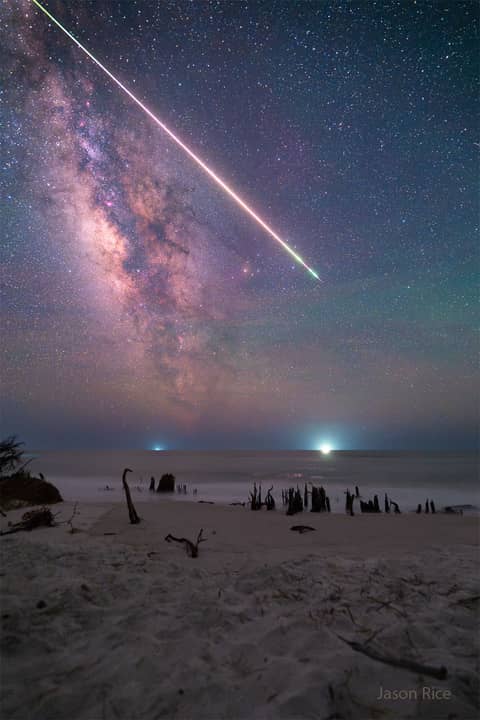 Fireball over Cape San Blas