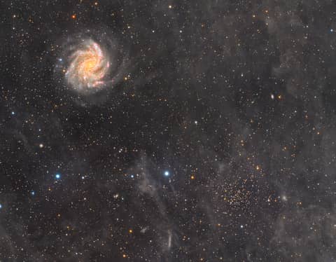 NGC 6946 and NGC 6939