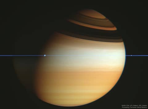 Crossing Saturn's Ring Plane