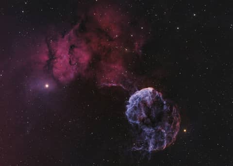 Sharpless 249 and the Jellyfish Nebula