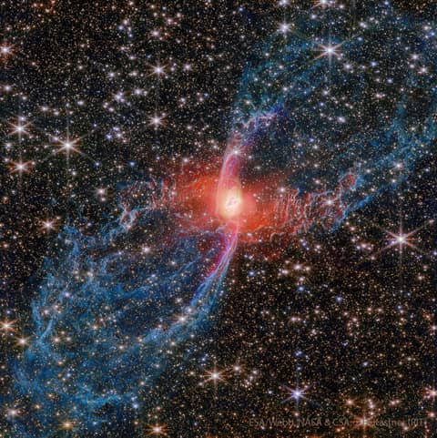 Red Spider Planetary Nebula from Webb