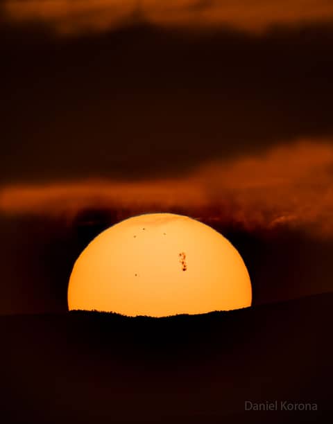 Active Sunspot Region 4366 Crosses the Sun