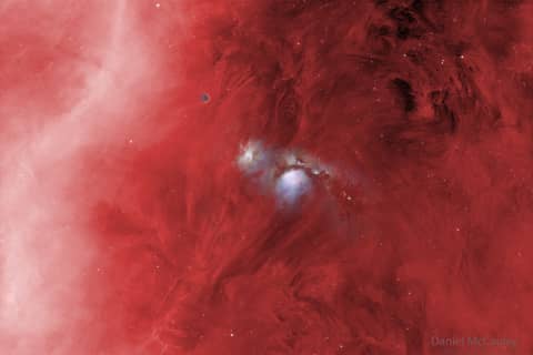 M78: Reflecting Blue in a Sea of Red