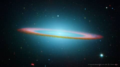 M104: The Sombrero Galaxy in Infrared